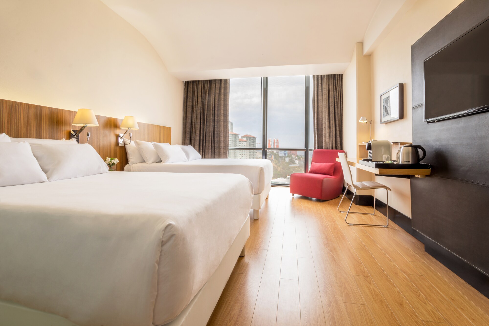Room Superior Zimmer, 2 Doppelbetten