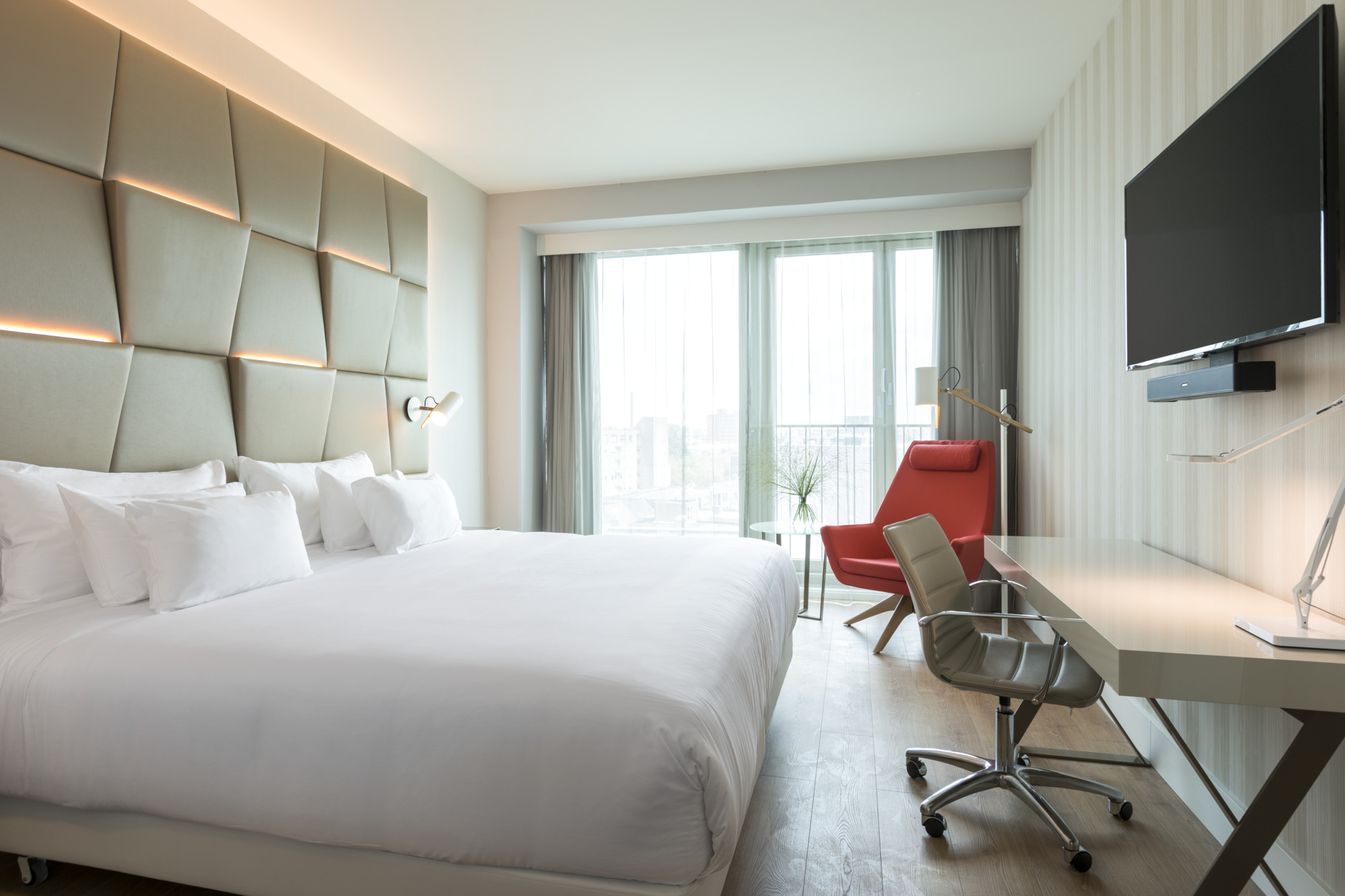 Kamers van het NH Collection Eindhoven